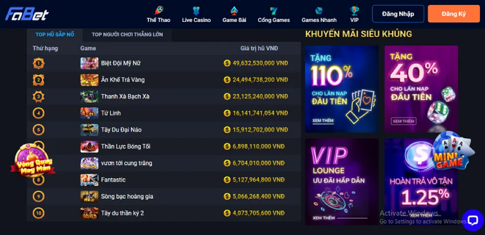 Thưởng Nạp Lại W188 App